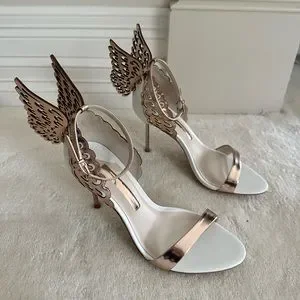 ソフィアウェブスター Evangeline サンダル Evangeline White and Rose Gold | Sophia Webster